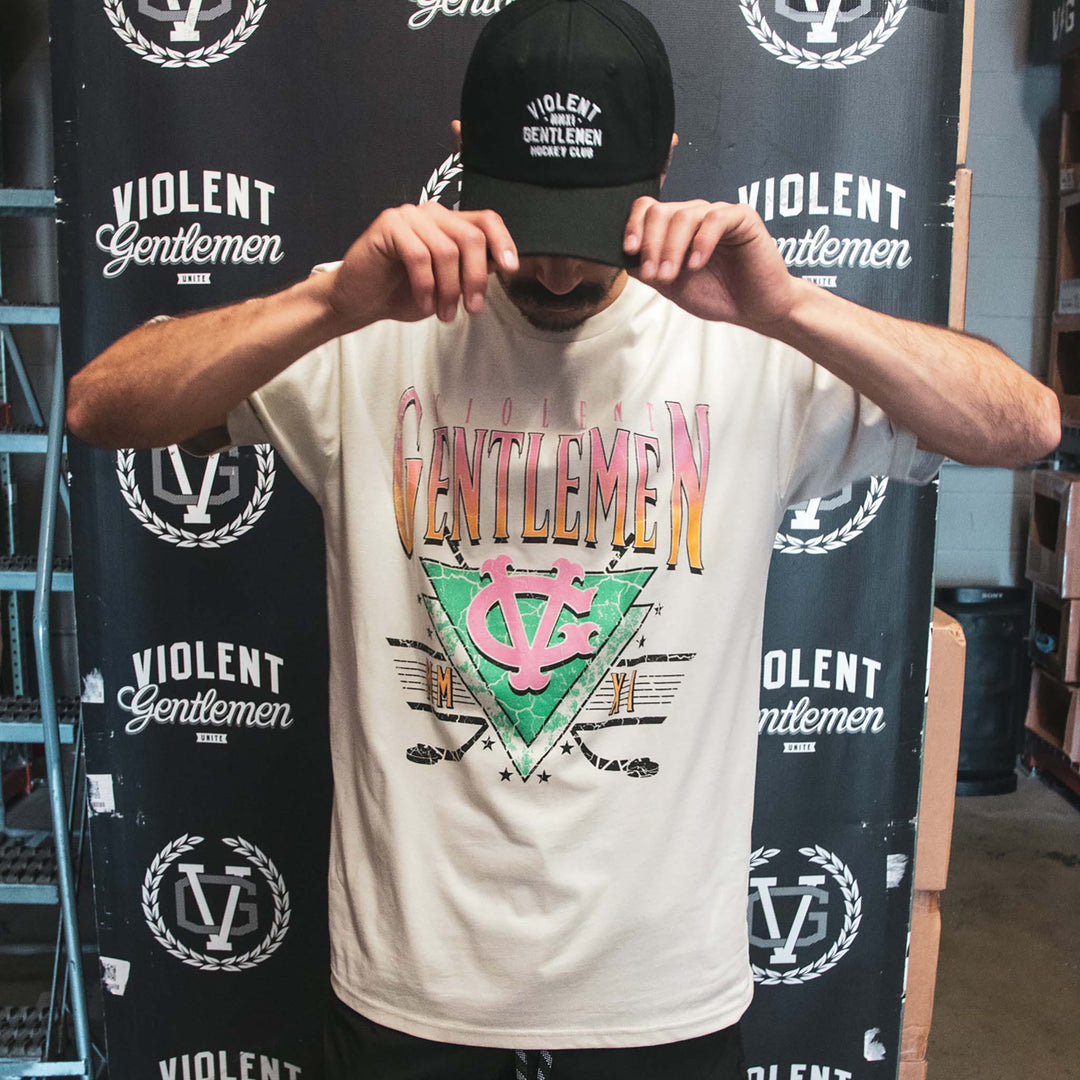 Hockey Morris Premium Tee - - Men's T-Shirts - Violent Gentlemen Hockey Lifestyle | Built by Fans for Fans | Perfect Gift for hockey fan or hockey players that live in the hockey culture