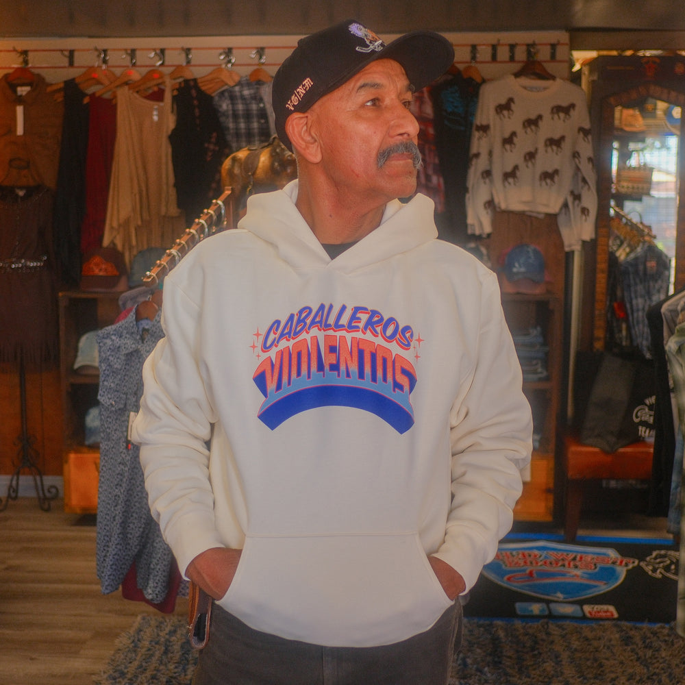 Hockey Rotulo Relaxed Pullover Hood - - Men's Fleece Tops - Violent Gentlemen Hockey Lifestyle | Built by Fans for Fans | Perfect Gift for hockey fan or hockey players that live in the hockey culture