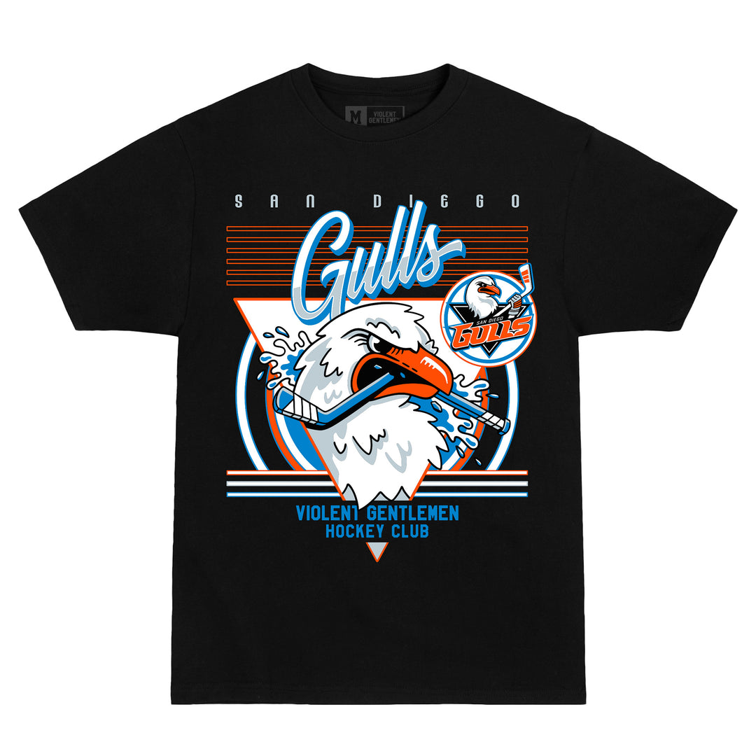 Hockey Gulliver Premium Tee - - Men's T-Shirts - Violent Gentlemen Hockey Lifestyle | Built by Fans for Fans | Perfect Gift for hockey fan or hockey players that live in the hockey culture