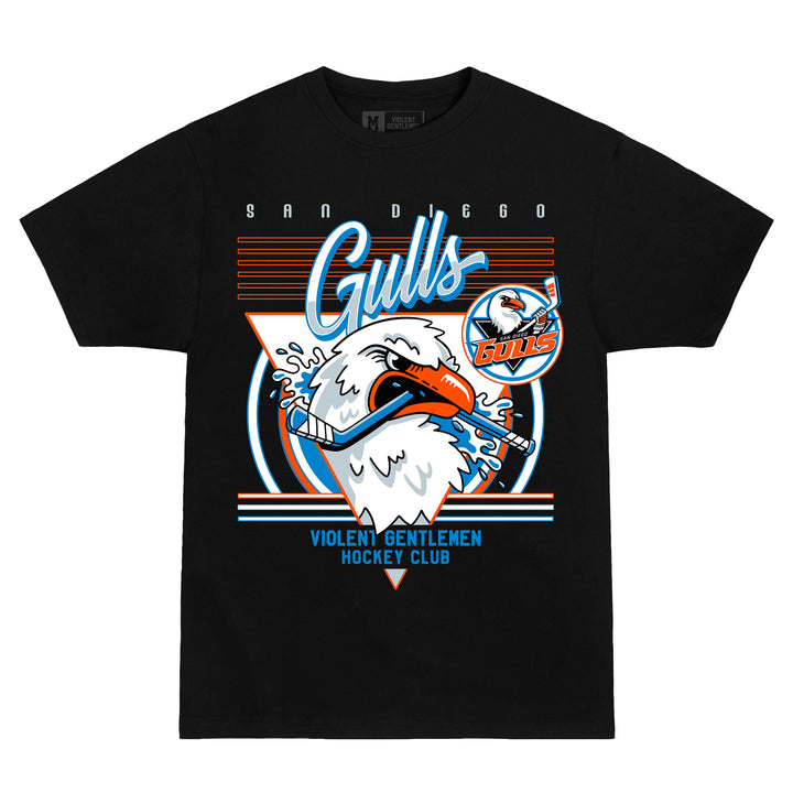 Hockey Gulliver Premium Tee - - Men's T-Shirts - Violent Gentlemen Hockey Lifestyle | Built by Fans for Fans | Perfect Gift for hockey fan or hockey players that live in the hockey culture