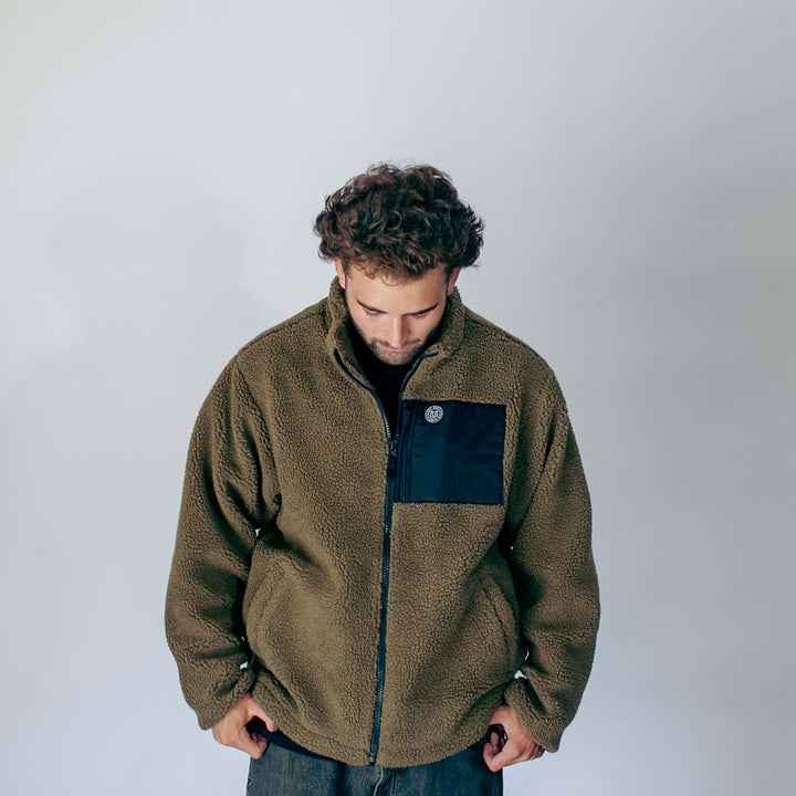 Hockey VG Sherpa Fleece Jacket - - Men's Jackets - Violent Gentlemen Hockey Lifestyle | Built by Fans for Fans | Perfect Gift for hockey fan or hockey players that live in the hockey culture