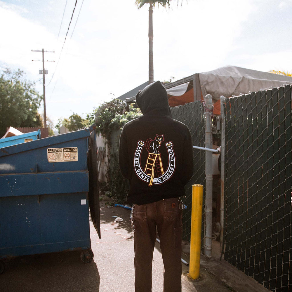 Hockey Superstition Pullover Hood - - Men's Fleece Tops - Violent Gentlemen Hockey Lifestyle | Built by Fans for Fans | Perfect Gift for hockey fan or hockey players that live in the hockey culture