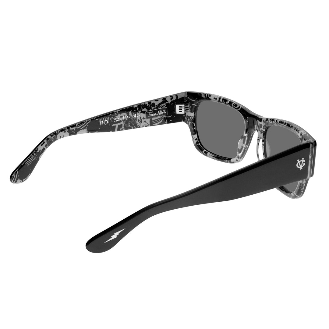 Hockey Tio Tres Noir Sunglasses - - Accessories - Violent Gentlemen Hockey Lifestyle | Built by Fans for Fans | Perfect Gift for hockey fan or hockey players that live in the hockey culture