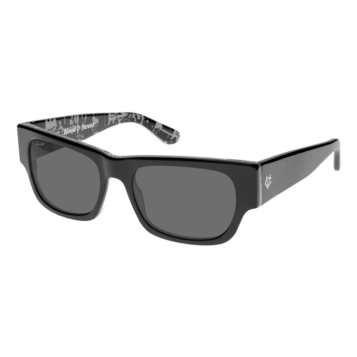 Hockey Tio Tres Noir Sunglasses - - Accessories - Violent Gentlemen Hockey Lifestyle | Built by Fans for Fans | Perfect Gift for hockey fan or hockey players that live in the hockey culture