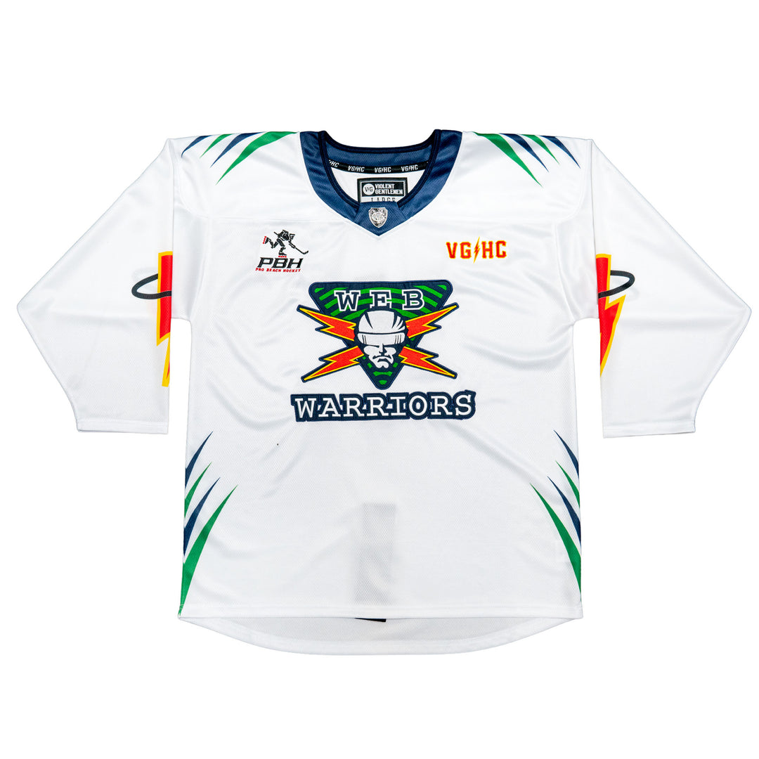 Hockey Web Warriors Away PBH Jersey - - Jerseys - Violent Gentlemen Hockey Lifestyle | Built by Fans for Fans | Perfect Gift for hockey fan or hockey players that live in the hockey culture