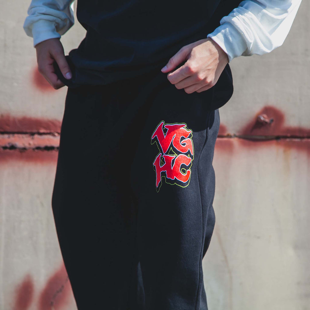 Hockey Tremor Straight Leg Sweatpants - - Men's Fleece Bottoms - Violent Gentlemen Hockey Lifestyle | Built by Fans for Fans | Perfect Gift for hockey fan or hockey players that live in the hockey culture