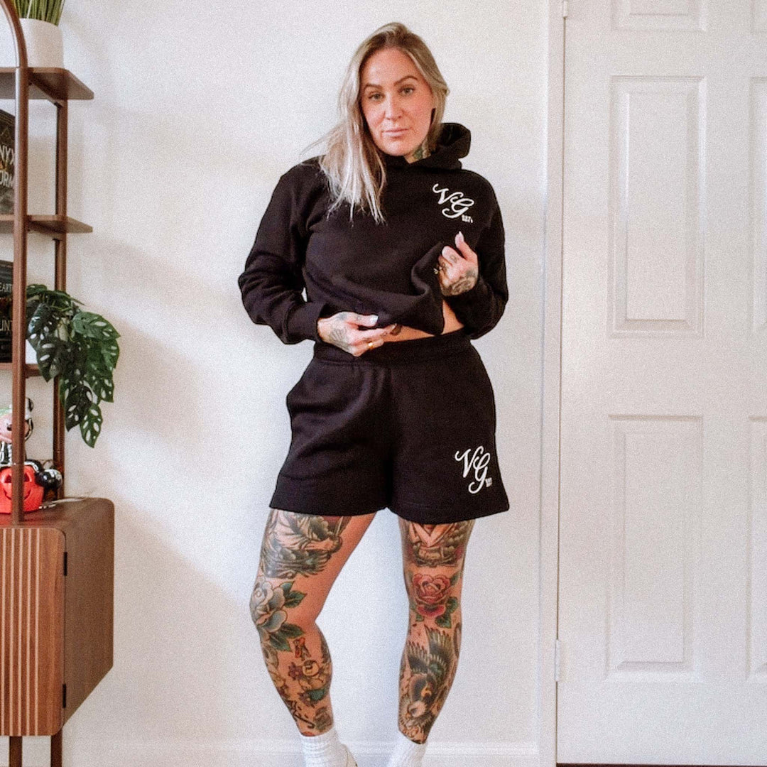 Hockey Spry Womens Track Shorts - - Women's Bottoms - Violent Gentlemen Hockey Lifestyle | Built by Fans for Fans | Perfect Gift for hockey fan or hockey players that live in the hockey culture