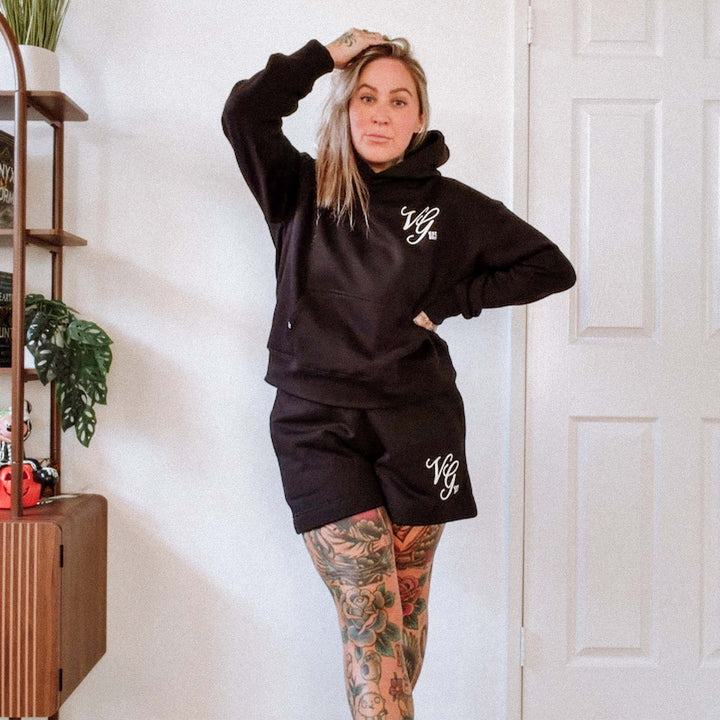 Hockey Spry Womens Track Shorts - - Women's Bottoms - Violent Gentlemen Hockey Lifestyle | Built by Fans for Fans | Perfect Gift for hockey fan or hockey players that live in the hockey culture