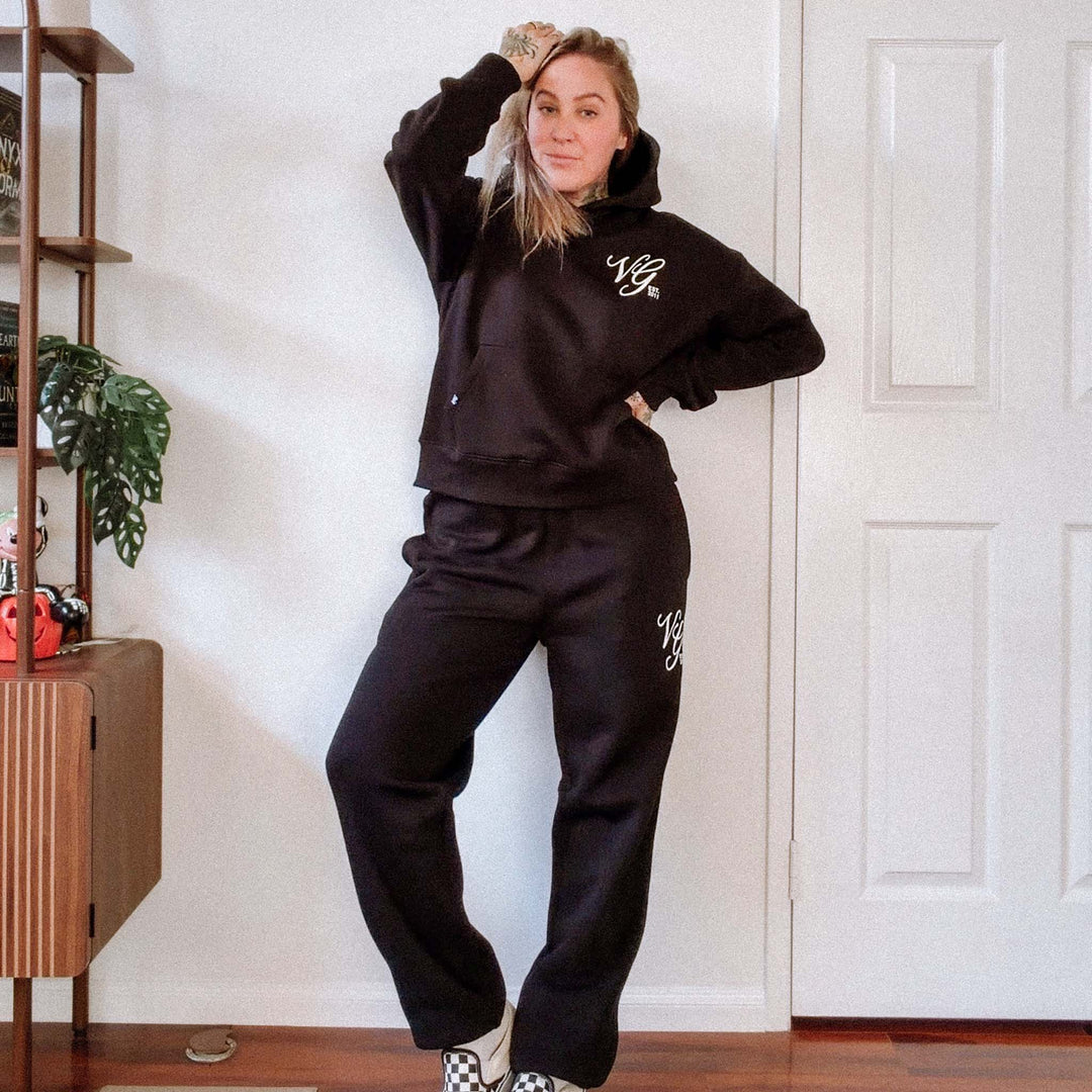 Hockey Spry Womens Track Pants - - Women's Bottoms - Violent Gentlemen Hockey Lifestyle | Built by Fans for Fans | Perfect Gift for hockey fan or hockey players that live in the hockey culture