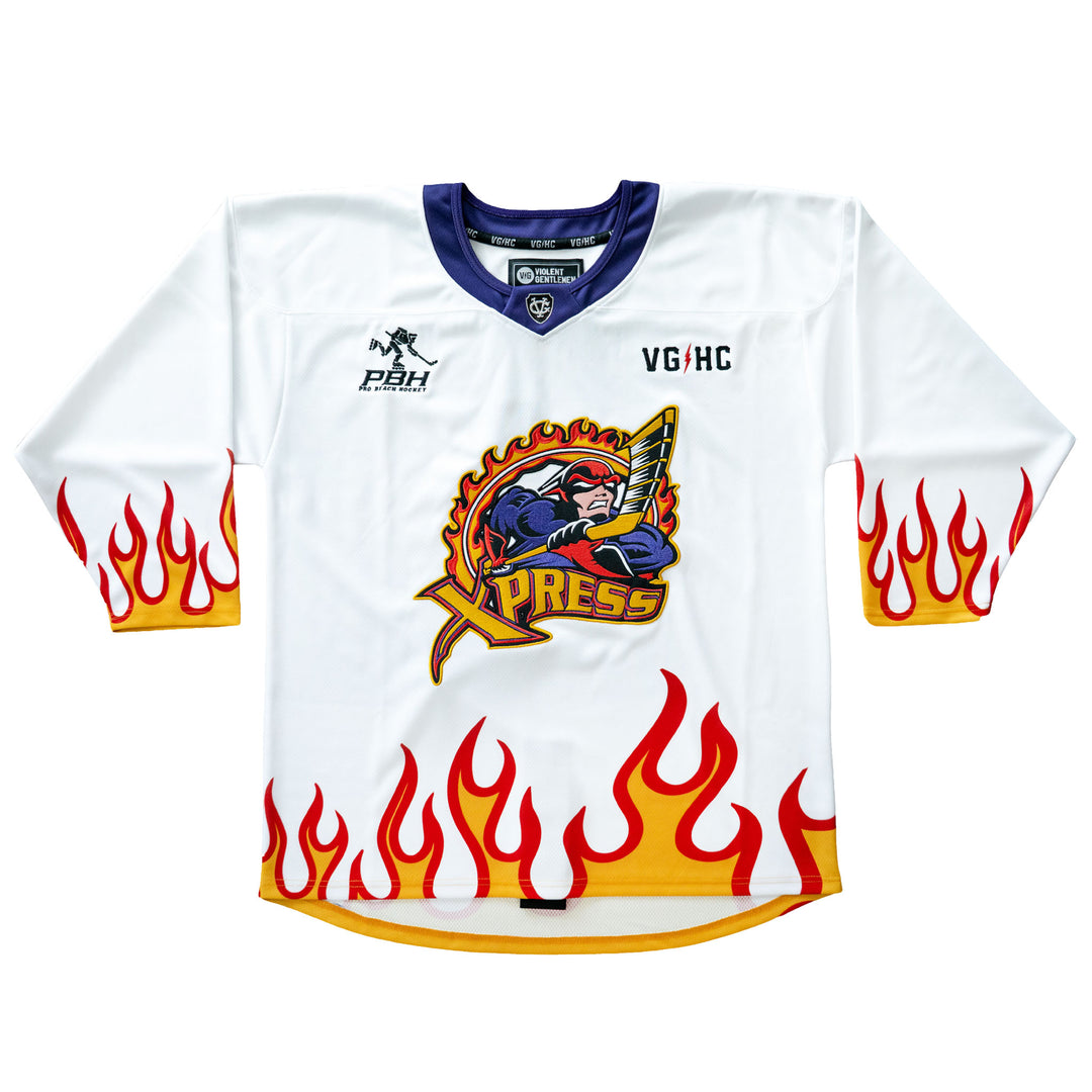 Hockey Xpress Away PBH Jersey - - Jerseys - Violent Gentlemen Hockey Lifestyle | Built by Fans for Fans | Perfect Gift for hockey fan or hockey players that live in the hockey culture