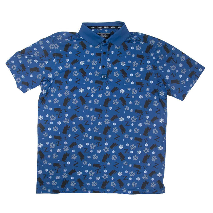 Hockey Zamboni Winger Flex Polo - - Men's Polos - Violent Gentlemen Hockey Lifestyle | Built by Fans for Fans | Perfect Gift for hockey fan or hockey players that live in the hockey culture