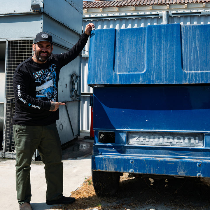 Hockey Frank J Zamboni Long Sleeve Tee - - Men's Long Sleeve T-Shirts - Violent Gentlemen Hockey Lifestyle | Built by Fans for Fans | Perfect Gift for hockey fan or hockey players that live in the hockey culture