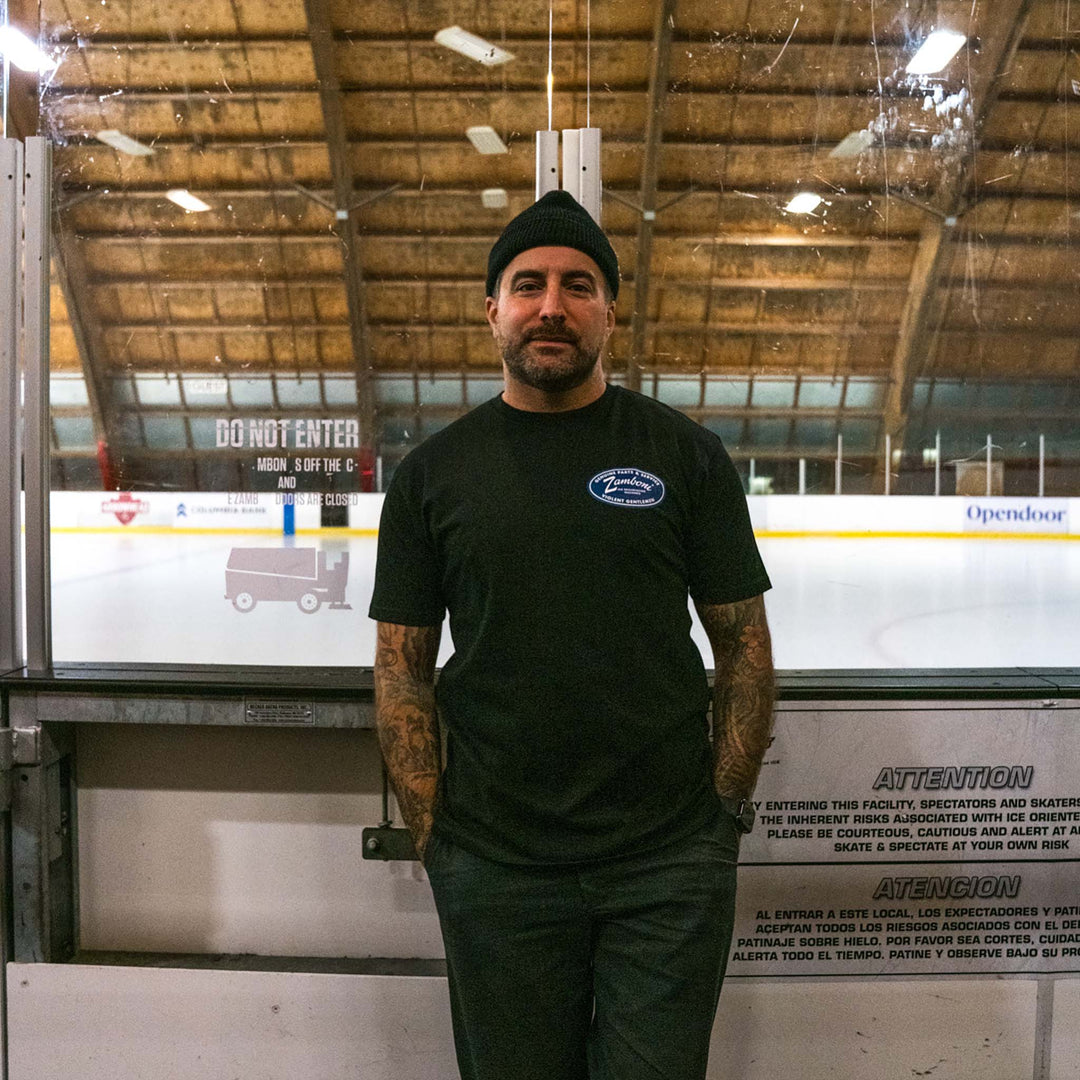 Hockey Zamboni Service Premium Tee - - Men's T-Shirts - Violent Gentlemen Hockey Lifestyle | Built by Fans for Fans | Perfect Gift for hockey fan or hockey players that live in the hockey culture