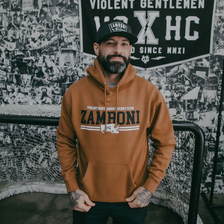 Hockey Zamboni Badge A-Frame Tech Snapback - - Hats - Violent Gentlemen Hockey Lifestyle | Built by Fans for Fans | Perfect Gift for hockey fan or hockey players that live in the hockey culture
