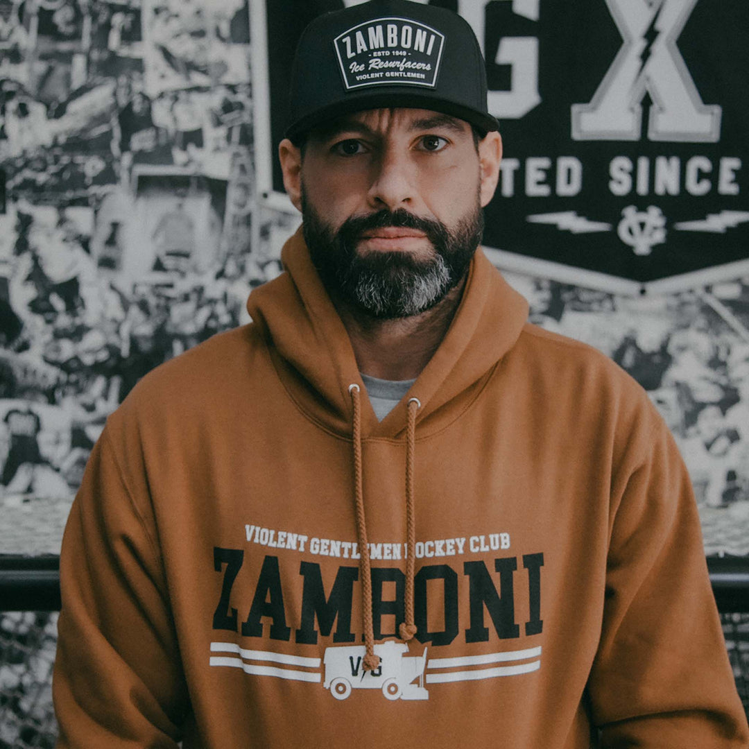 Hockey Two Line Pass Pullover Hood - - Men's Fleece Tops - Violent Gentlemen Hockey Lifestyle | Built by Fans for Fans | Perfect Gift for hockey fan or hockey players that live in the hockey culture