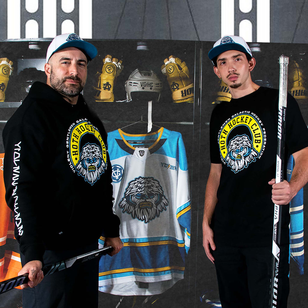 Hockey Hoth HC 26 Pullover Hood - - Men's Fleece Tops - Violent Gentlemen Hockey Lifestyle | Built by Fans for Fans | Perfect Gift for hockey fan or hockey players that live in the hockey culture