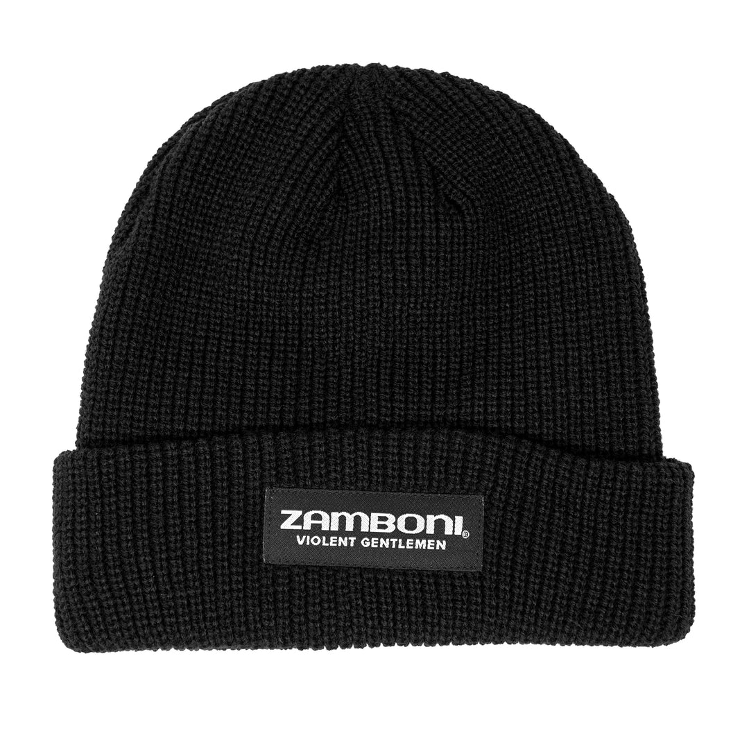 Hockey Zamboni Cuff Beanie - - Beanies - Violent Gentlemen Hockey Lifestyle | Built by Fans for Fans | Perfect Gift for hockey fan or hockey players that live in the hockey culture