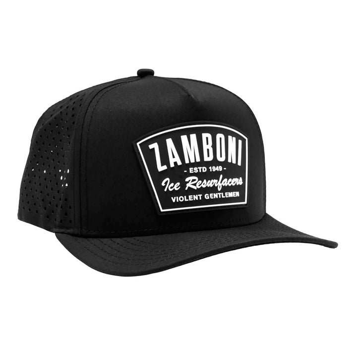Hockey Zamboni Badge A-Frame Tech Snapback - - Hats - Violent Gentlemen Hockey Lifestyle | Built by Fans for Fans | Perfect Gift for hockey fan or hockey players that live in the hockey culture