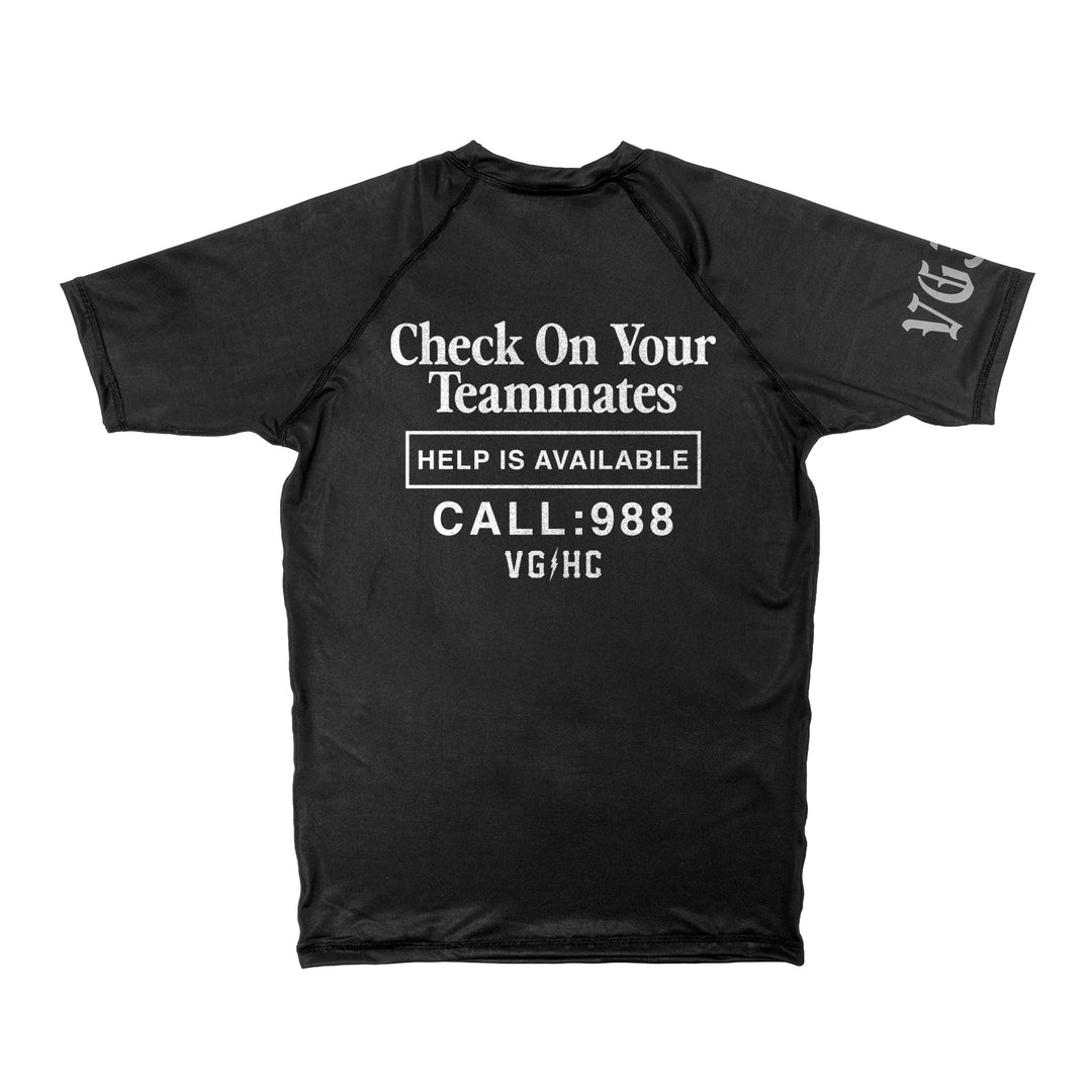 Hockey The Steve COYT Short Sleeve Rash Guard - - Men's T-Shirts - Violent Gentlemen Hockey Lifestyle | Built by Fans for Fans | Perfect Gift for hockey fan or hockey players that live in the hockey culture