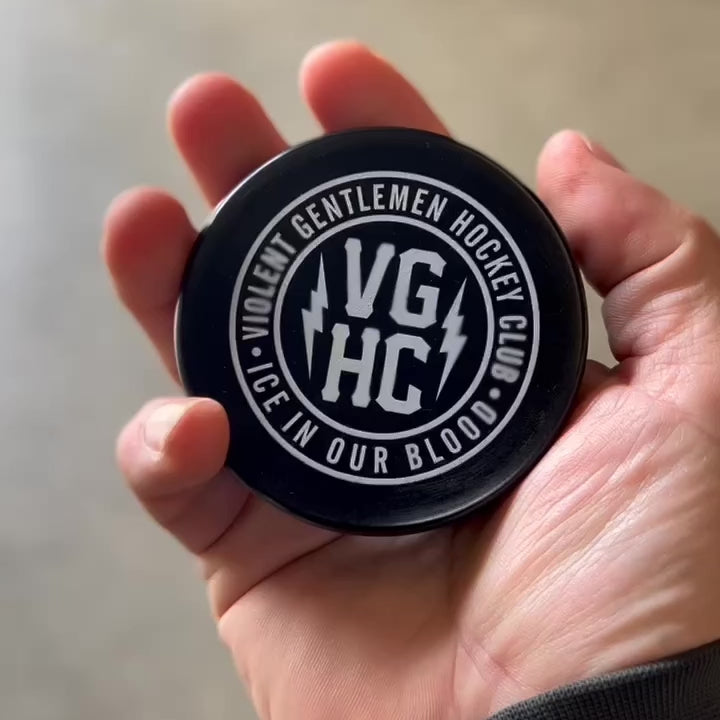 Hockey Hockey Puck Stress Reliever - - Accessories - Violent Gentlemen Hockey Lifestyle | Built by Fans for Fans | Perfect Gift for hockey fan or hockey players that live in the hockey culture