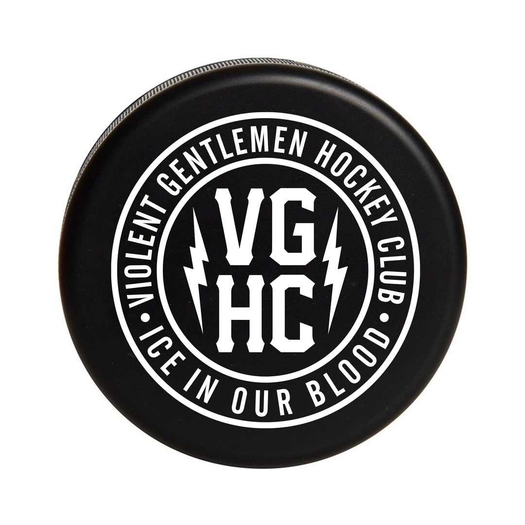 Hockey Hockey Puck Stress Reliever - - Accessories - Violent Gentlemen Hockey Lifestyle | Built by Fans for Fans | Perfect Gift for hockey fan or hockey players that live in the hockey culture