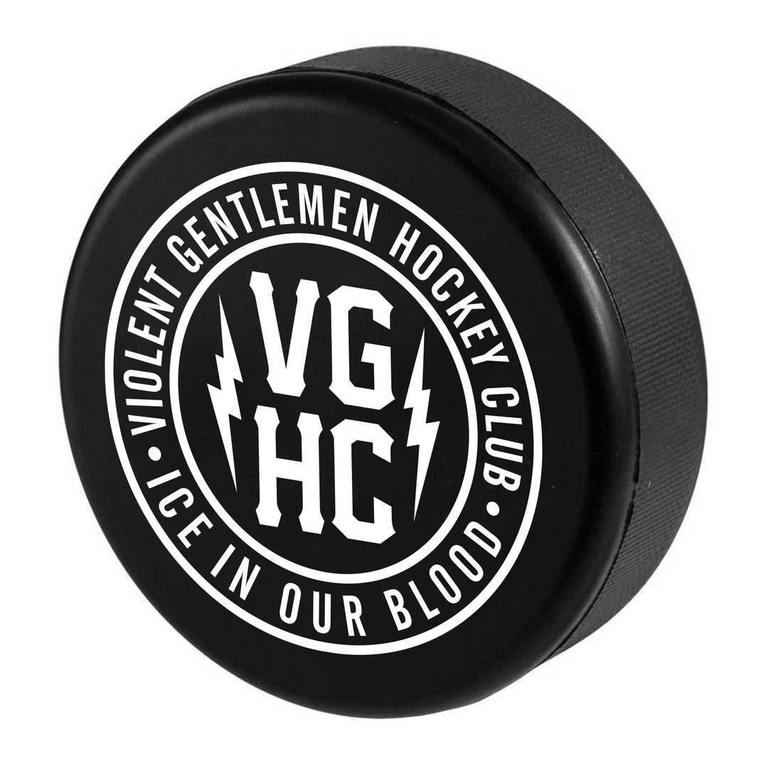 Hockey Hockey Puck Stress Reliever - - Accessories - Violent Gentlemen Hockey Lifestyle | Built by Fans for Fans | Perfect Gift for hockey fan or hockey players that live in the hockey culture
