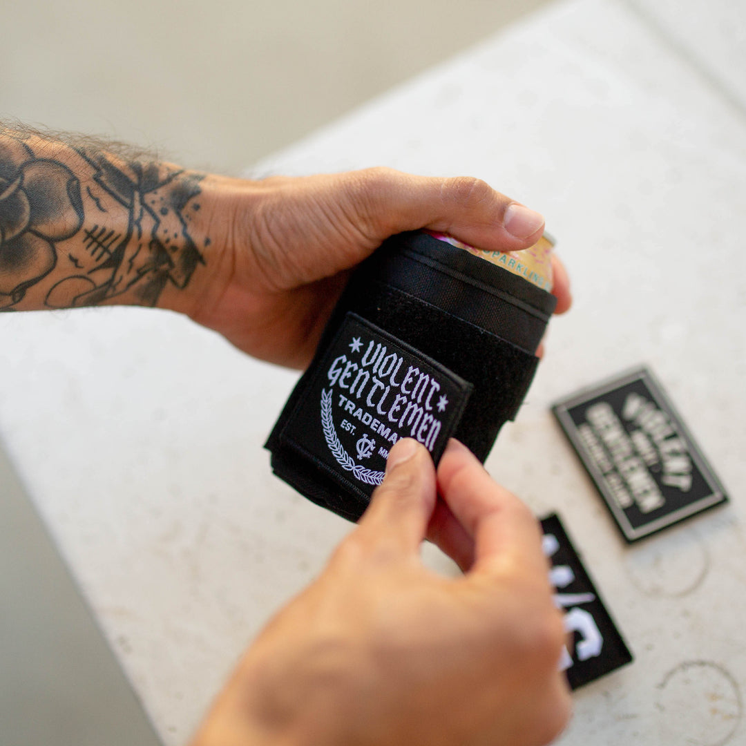 Hockey Bolt Classic Tactical Coozie - - Accessories - Violent Gentlemen Hockey Lifestyle | Built by Fans for Fans | Perfect Gift for hockey fan or hockey players that live in the hockey culture