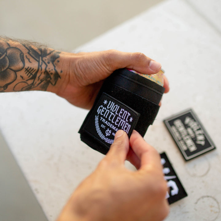 Hockey Bolt Classic Tactical Coozie - - Accessories - Violent Gentlemen Hockey Lifestyle | Built by Fans for Fans | Perfect Gift for hockey fan or hockey players that live in the hockey culture