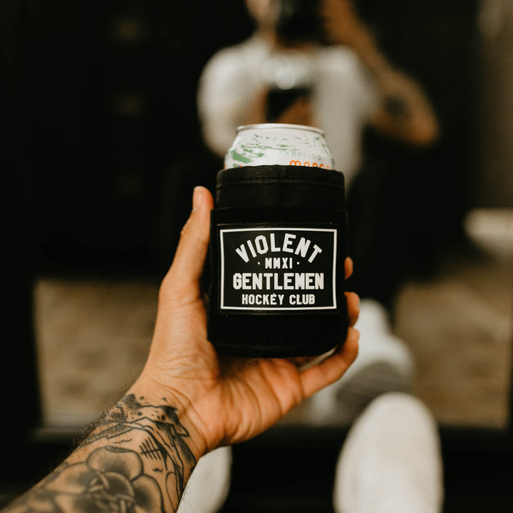 Hockey Bolt Classic Tactical Coozie - - Accessories - Violent Gentlemen Hockey Lifestyle | Built by Fans for Fans | Perfect Gift for hockey fan or hockey players that live in the hockey culture