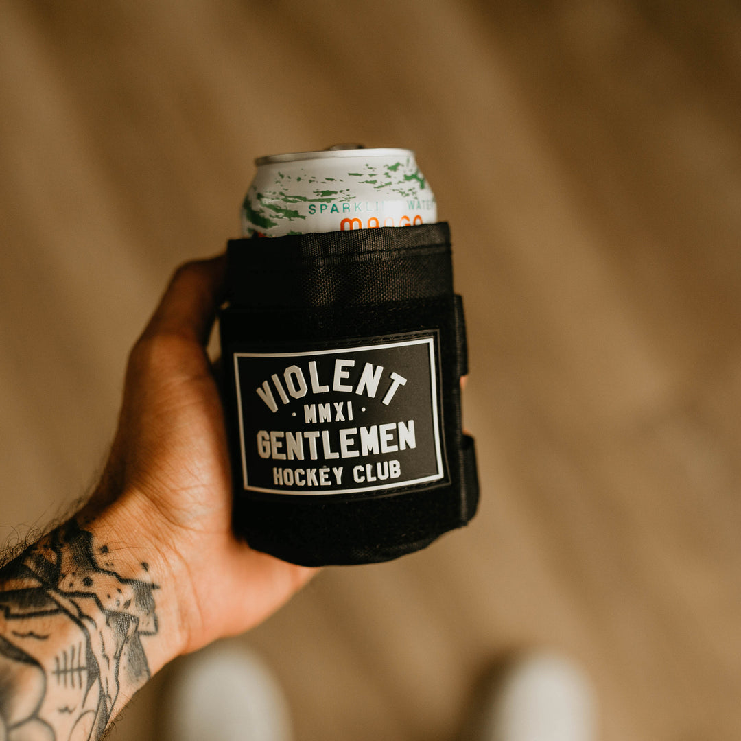 Hockey Bolt Classic Tactical Coozie - - Accessories - Violent Gentlemen Hockey Lifestyle | Built by Fans for Fans | Perfect Gift for hockey fan or hockey players that live in the hockey culture