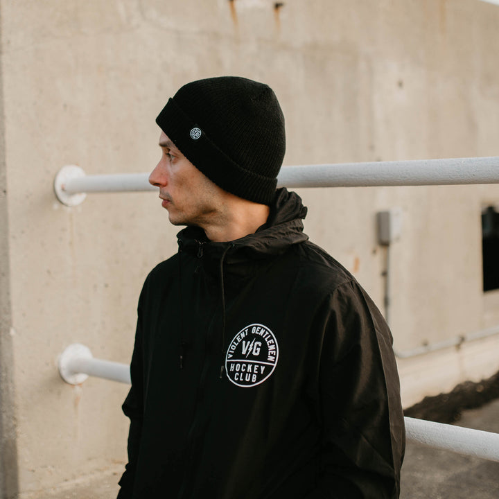 Hockey Clips Fold Beanie - - Beanies - Violent Gentlemen Hockey Lifestyle | Built by Fans for Fans | Perfect Gift for hockey fan or hockey players that live in the hockey culture