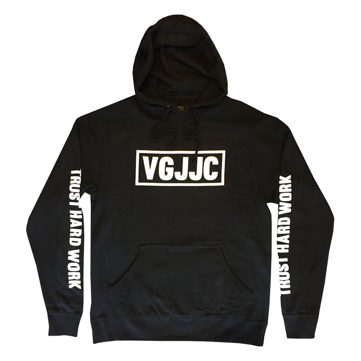 Hockey VGJJC Box Pullover Hood - Black - Men's Fleece Tops - Violent Gentlemen Hockey Lifestyle | Built by Fans for Fans | Perfect Gift for hockey fan or hockey players that live in the hockey culture