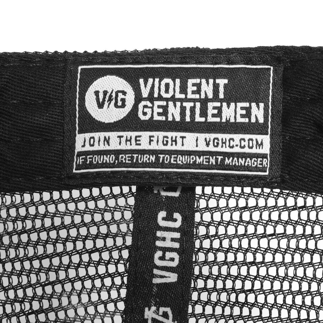 Hockey Tradition Trucker - - Hats - Violent Gentlemen Hockey Lifestyle | Built by Fans for Fans | Perfect Gift for hockey fan or hockey players that live in the hockey culture