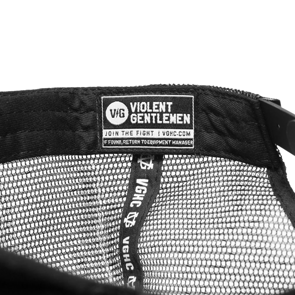 Hockey Loyalty Trucker - - Hats - Violent Gentlemen Hockey Lifestyle | Built by Fans for Fans | Perfect Gift for hockey fan or hockey players that live in the hockey culture