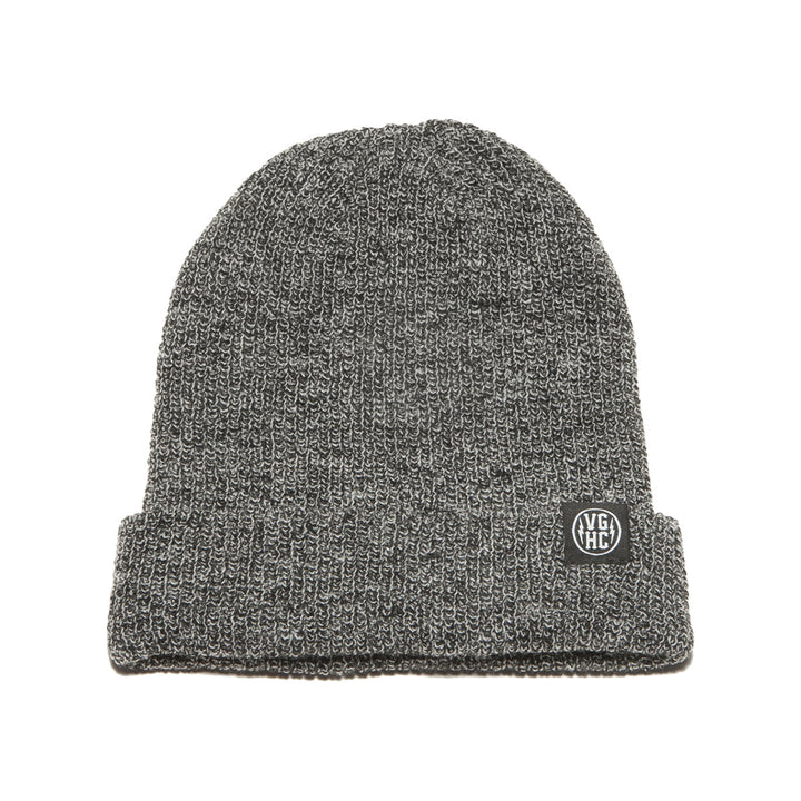Hockey Clips Fold Beanie - Heather Grey - Beanies - Violent Gentlemen Hockey Lifestyle | Built by Fans for Fans | Perfect Gift for hockey fan or hockey players that live in the hockey culture