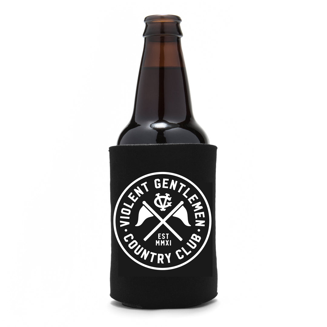 Hockey Country Club Coozie - - Accessories - Violent Gentlemen Hockey Lifestyle | Built by Fans for Fans | Perfect Gift for hockey fan or hockey players that live in the hockey culture