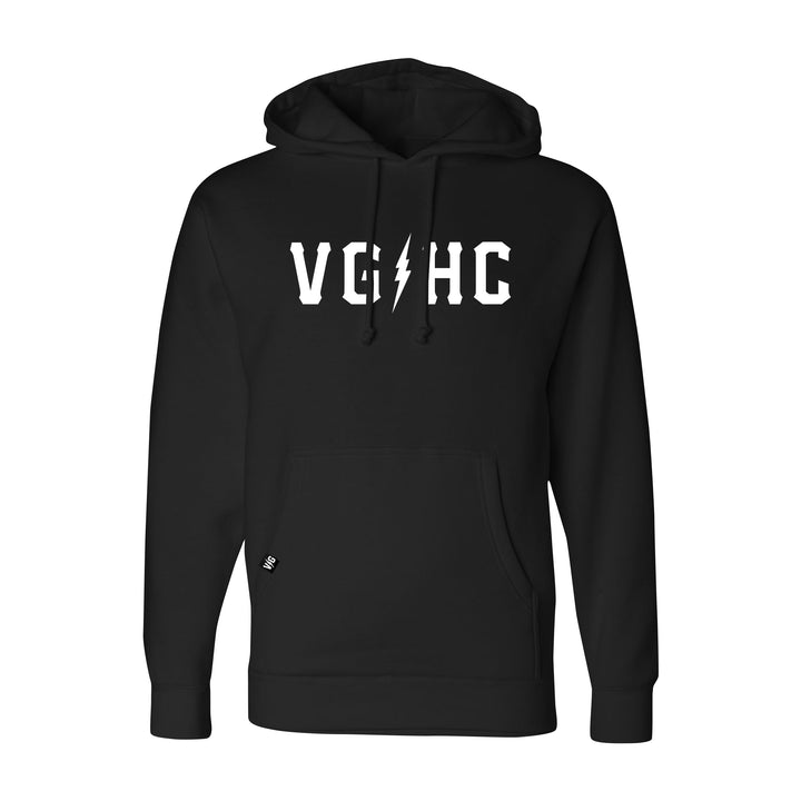 Hockey Bolt Club Pullover Hood - - Men's Fleece Tops - Violent Gentlemen Hockey Lifestyle | Built by Fans for Fans | Perfect Gift for hockey fan or hockey players that live in the hockey culture