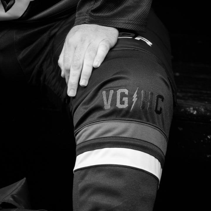 Hockey Brass Bonanza Hockey Socks - - Jerseys - Violent Gentlemen Hockey Lifestyle | Built by Fans for Fans | Perfect Gift for hockey fan or hockey players that live in the hockey culture