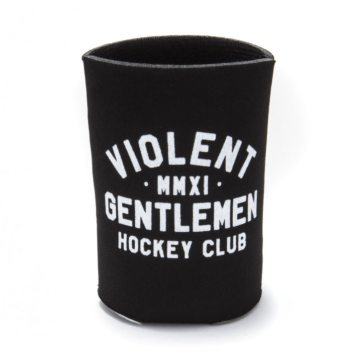 Hockey Loyalty Coozie - Black - Accessories - Violent Gentlemen Hockey Lifestyle | Built by Fans for Fans | Perfect Gift for hockey fan or hockey players that live in the hockey culture